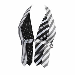 Elegant Black and Gray Women's Tank Top